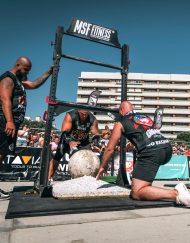 protezione atlante maniche in pietra strongman