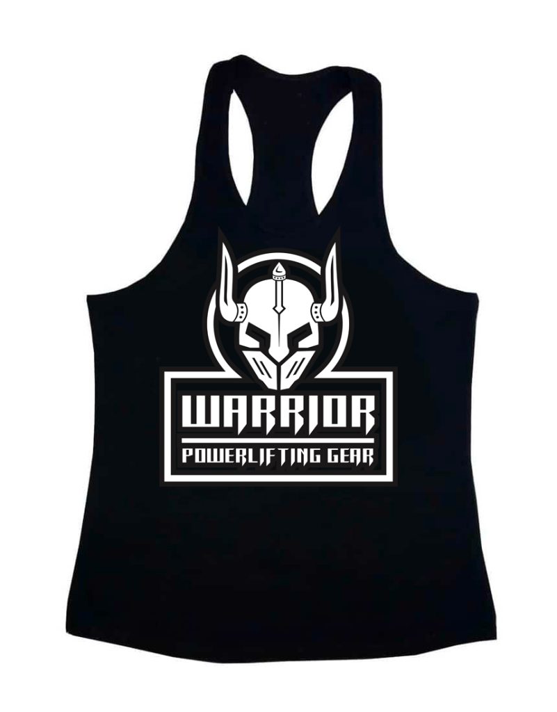 stringer warrior powerlifting gear - stringer warrior gear - debardeur warrior powerlifting gear - stringer noir powerlifting