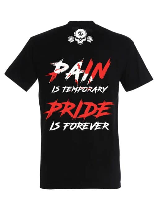 el dolor bench camiseta pain is temporary pride is forever - camiseta de press de banca - camiseta de gimnasio - camiseta de gimnasio - warrior powerlifting gear