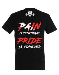 camiseta bodybuilding - pain is temporary pride is forever - camiseta bodybuilding - camiseta de motivação de musculação - camiseta de motivação de fitness