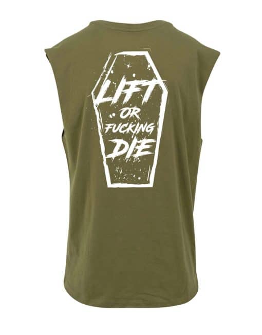 camiseta sin mangas lift or fucking die - camiseta sin mangas bodybuilding - strongman - gimnasio