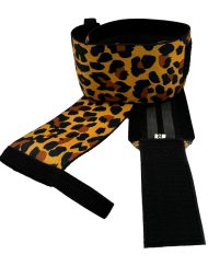 Handgelenkbandagen 50 cm Pro Leopard / Animal Print - Handgelenkbandage für Damen - Handgelenkschutz für Damen