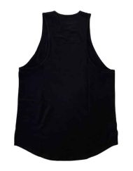 schwarzes Fitness-Tanktop