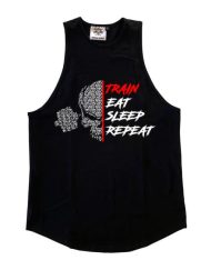 debardeur stringer train eat sleep repeat