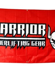 drapeau homegym warrior gear powerlifting - bannière warrior powerlifting gear - décoration murale chambre - décoration salle de sport - décoration homegym