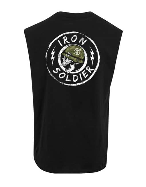 Camiseta sem mangas de musculação hardcore - bodybuilding - powerlifting - strongman - camiseta sem mangas com warrior gear