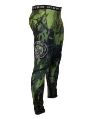 legging musculation homme warrior gear iron soldier - legging fitness