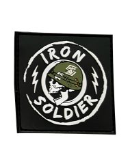 parche mochila gimnasio fitness iron soldier