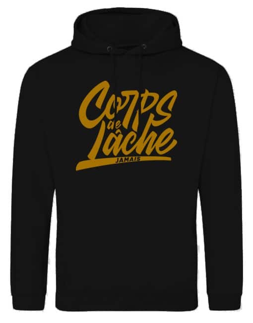 Sudadera corps de lâche - sudadera deportiva de culturismo - sudadera deportiva de fitness - bodybuilding - sudadera dorada - sudadera de cuerpo suelto humorística