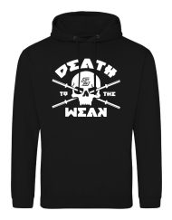 sudadera de gimnasio cráneo - death to the weak sudadera powerlifting débil - sudadera bodybuilding incondicional - sudadera strongman incondicional