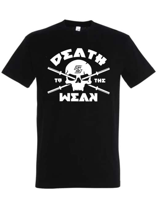 death to the weak - camiseta de fitness - camiseta powerlifting - camiseta bodybuilding - camiseta strongman