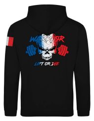 sweat musculation france warrior gear - sweat powerlifting france - sweat strongman france - sweat bodybuilding france - sweat bleu blanc rouge