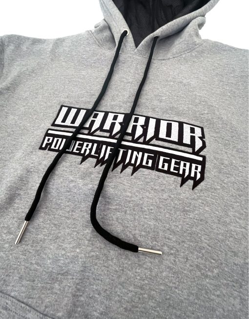 sudadera deportiva gris para hombre - warrior powerlifting gear