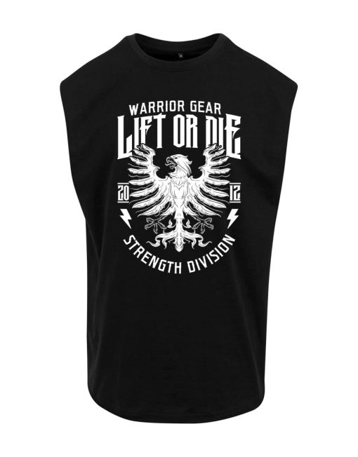 Camiseta sin mangas Eagle warrior gear - Camiseta sin mangas de powerlifting - Camiseta sin mangas de gimnasio - Camiseta sin mangas strongman - Camiseta sin mangas bodybuilding - Camiseta lift or die - strength division