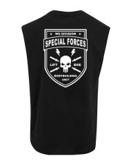 camiseta sin mangas gimnasio bodybuilding fuerza especial militar - warrior gear