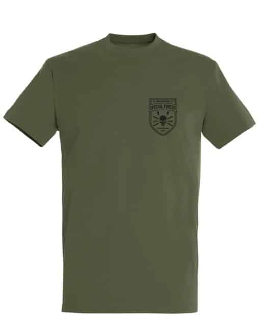 Camiseta verde militar de strongman fuerzas especiales - camiseta militar de strongman - warrior gear