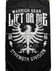 weight room decoration - weight room poster - bodybuilding room decoration - bodybuilding flag - powerlifting flag - powerlifting decoration