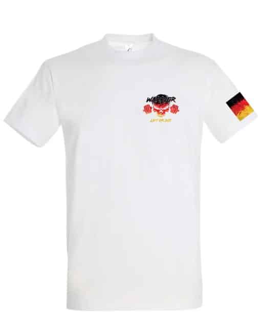 Camiseta Warrior Gear Deutschland - Camiseta Muskelaufbau - Camiseta powerlifting - Camiseta Kraftdreikampf - Camiseta Strongman - Camiseta Starker Mann - Camiseta Fitness - Camiseta Bodybuilding