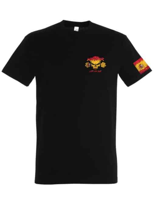 camiseta Warrior Gear Espana - camiseta musculación - camiseta Powerlifting - camiseta levantamiento de potencia - camiseta Strongman - camiseta hombre fuerte - camiseta Fitness - camiseta Bodybuilding - camiseta culturismo - t-shirt warrior gear espagne