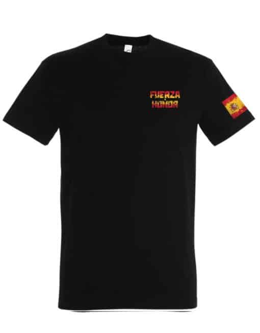 camiseta fuerza y honor Warrior Gear Espana - camiseta musculación - camiseta Powerlifting - camiseta levantamiento de potencia - camiseta Strongman - camiseta hombre fuerte - camiseta Fitness - camiseta Bodybuilding - camiseta culturismo