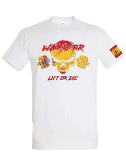 t-shirt Warrior Gear Espana - t-shirt musculación - t-shirt Powerlifting - t-shirt lyftkraft - t-shirt Strongman - t-shirt hombre fuerte - t-shirt Fitness - t-shirt Bodybuilding - t-shirt culturismo - t -skjorta warrior gear spanien