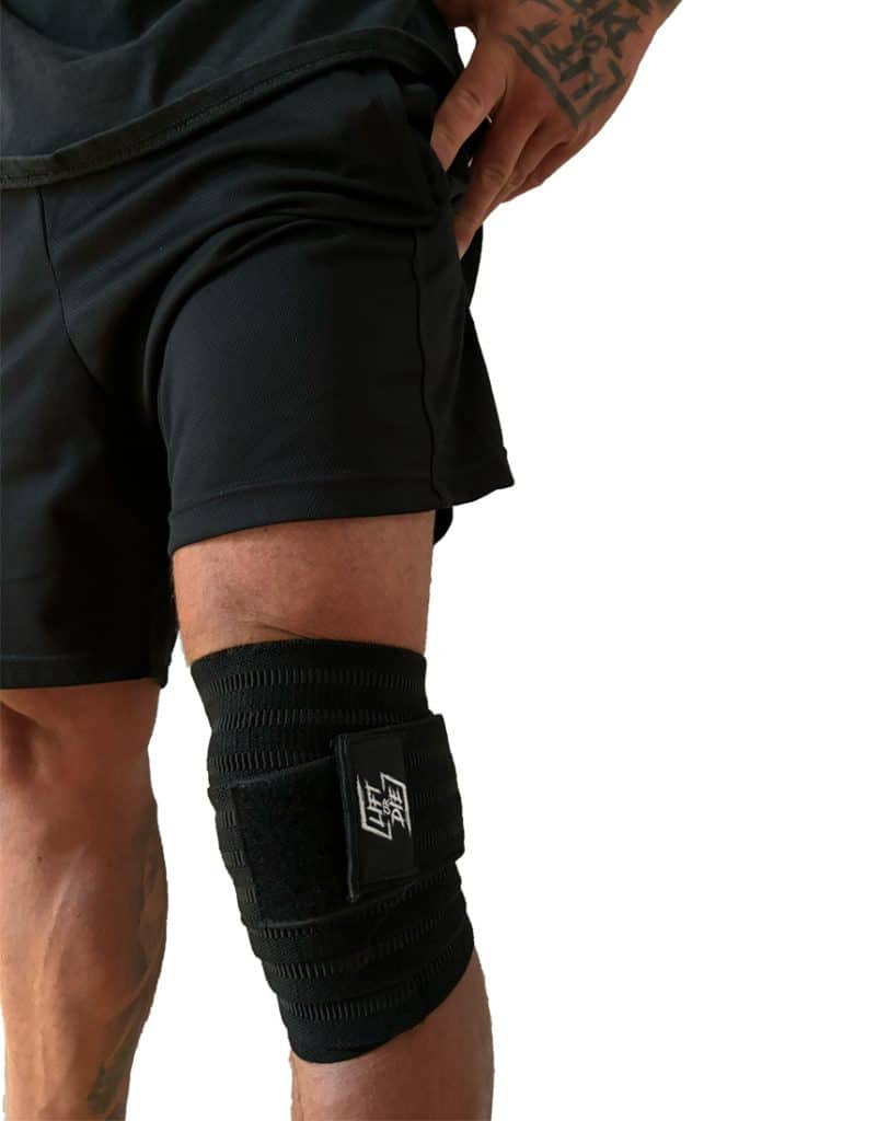 velcro trak za kolena warrior gear 2 metra squat powerlifting bodybuilding